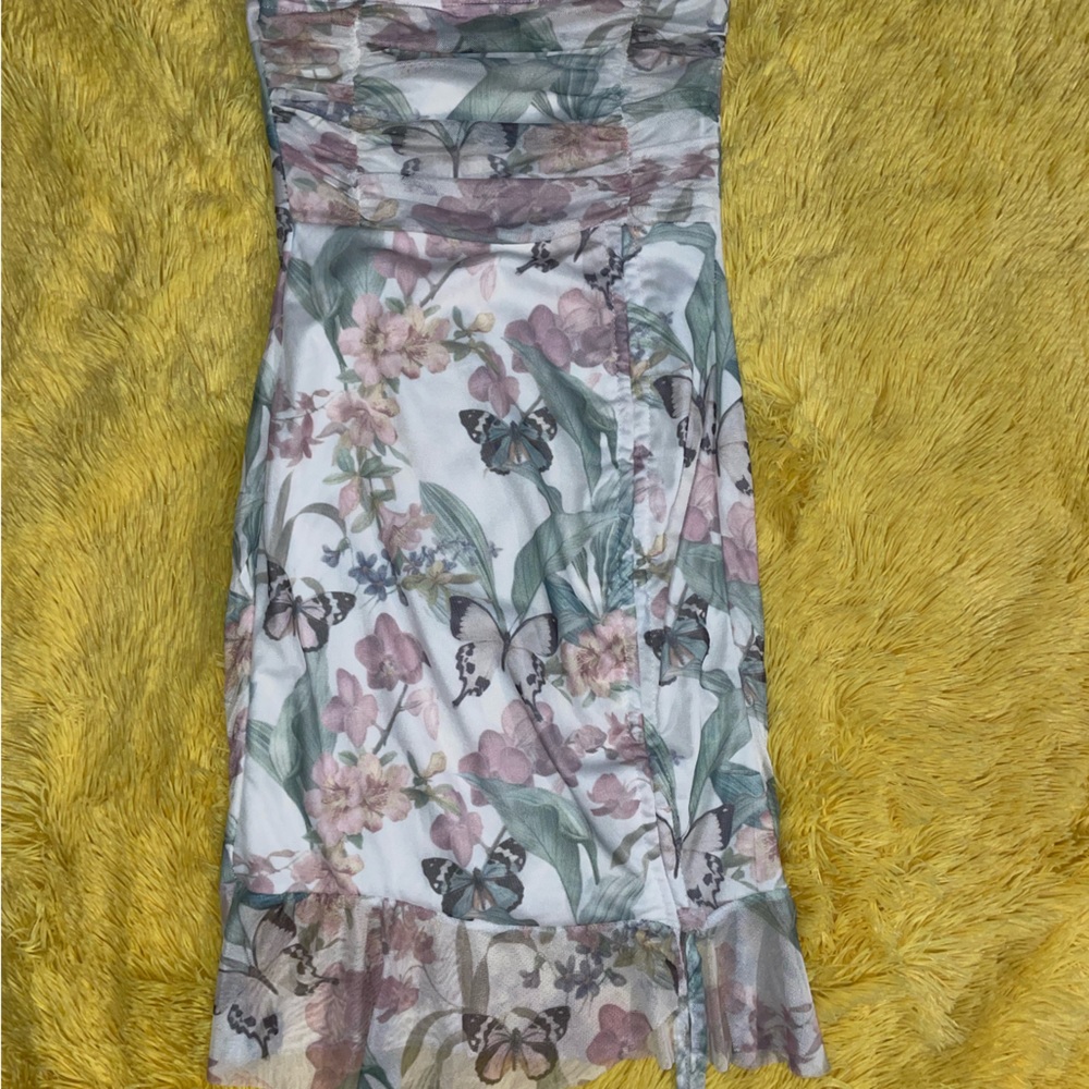 Butterfly mini dress
